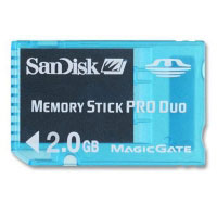 Sandisk Memory Stick PRO Duo 2GB (SDMSG-2048)